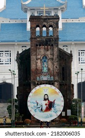 Basilica Of Our Lady Of La Vang.  The Old Church Built In 1928.  La Vang. Vietnam. 