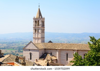 Basilica Of Saint Clare Assisi Umbria Italy