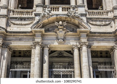 Basilica Of Saint Mary Major (Basilica Di Santa Maria Maggiore, 1743) - Papal Major Basilica And Largest Church In Rome Dedicated To Blessed Virgin Mary. Italy.