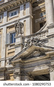 Basilica Of Saint Mary Major (Basilica Di Santa Maria Maggiore, 1743) - Papal Major Basilica And Largest Church In Rome Dedicated To Blessed Virgin Mary. Italy.