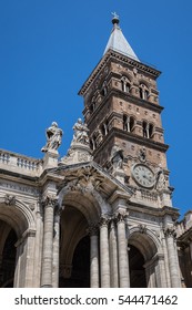 Basilica Of Saint Mary Major (Basilica Di Santa Maria Maggiore, 1743) - Papal Major Basilica And Largest Church In Rome Dedicated To Blessed Virgin Mary. Italy.