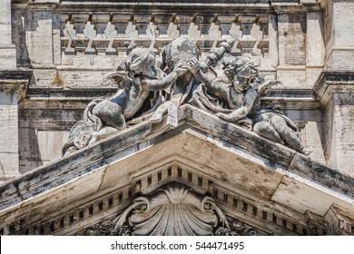 Basilica Of Saint Mary Major (Basilica Di Santa Maria Maggiore, 1743) - Papal Major Basilica And Largest Church In Rome Dedicated To Blessed Virgin Mary. Italy.