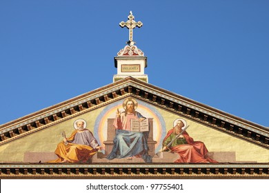 Basilica Of Saint Paul Outside The Walls In Rome, Italy