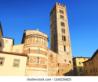 Basilica of San Frediano in Lucca .Tuscany. Italy