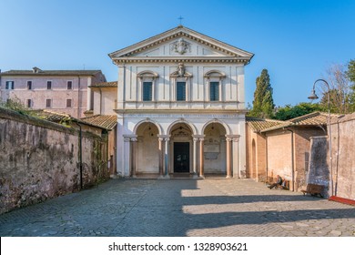 Basilica Of San Sebastiano Fuori Le Mura, In Rome, Italy. 