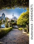 The Basilica Sanctuary of the Fallen Lord of Monserrate is a minor basilica of Catholic worship located at the top of the Monserrate hill, east of Bogota.