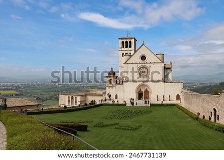 basilica of st francis in assisi, italy
