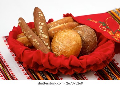 basket with bread