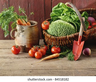 Basket of vegetables