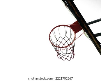 
Basketball Backboard On A White Background