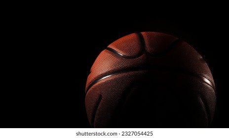 Basketball ball background. Illustration Generative AI