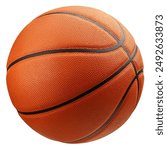 Basketball Ball isolated on white background, clipping path, full depth of field