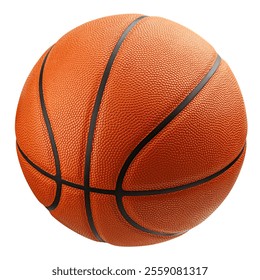 Basketball Ball isolated on white background, clipping path, full depth of field