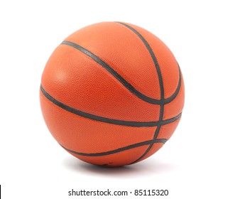 Basketball Ball On A White Background