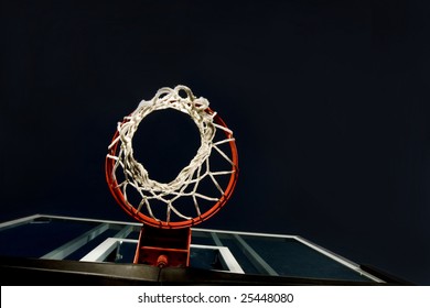 Basketball Basket Below