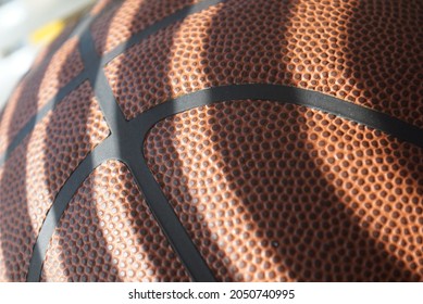 Basketball Close up with shaddows