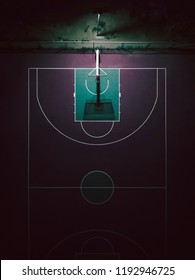 Basketball Court From Above