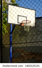 Basketball Court During The Quiet Time.