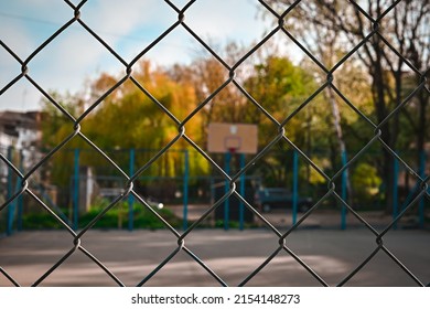 Basketball Court Open Air No People.