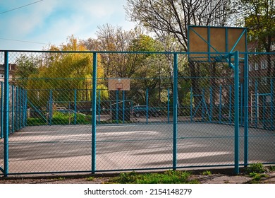 Basketball Court Open Air No People.