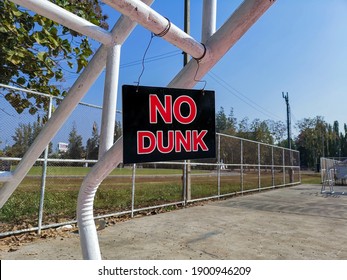 no dunking