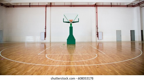 Basketball Court, School Gym Indoor.