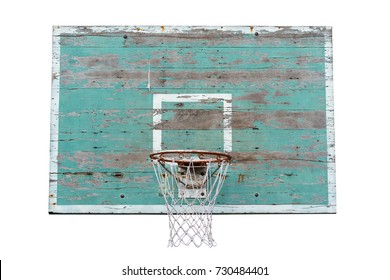 Basketball Hoop Isolated.