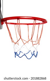 Basketball Hoop Isolated White Background Stock Photo 201882868