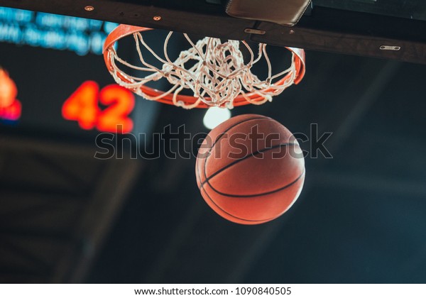 Basketball Hoop Basketball Scoring Stadium Stock Photo (Edit Now ...