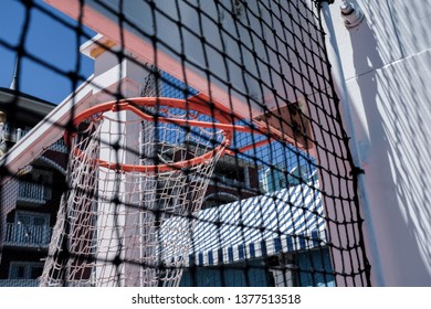 Basketball Hoop At A Themepark And Carnival