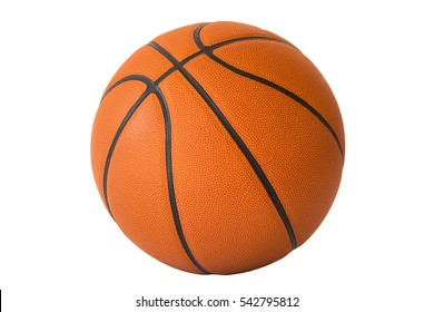 Basketball isolated on a white background - Powered by Shutterstock