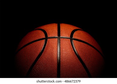 basketball on black background. - Powered by Shutterstock