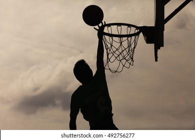 Basketball Player Silhouette