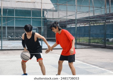 Basketball Players Talking And Resting After Game, Team Training and Match - Powered by Shutterstock