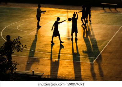basketball playing