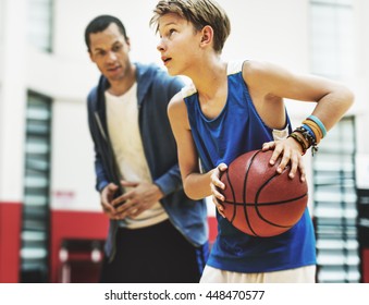 Basketball Practice Training Mentoring Playing Concept - Powered by Shutterstock