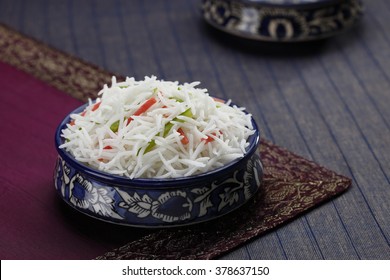 basmati rice  in a bowl 