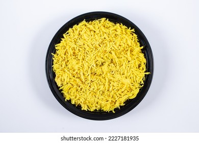 basmati saffron rice in high res. images and isolated in white - Powered by Shutterstock