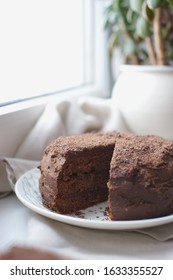 Basque Beret Chocolate Cake Cooked At Home