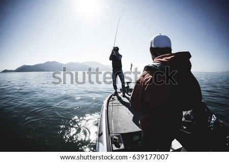 bass boat fishing