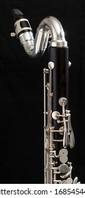 Bass Clarinet On Black Background