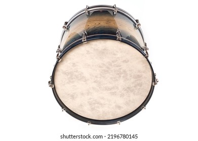 Bass Drum On A White Background 