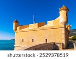 The Bastion built in 1636-1639, in Menton, in the Alpes Maritimes, in Provence Alpes Côte d