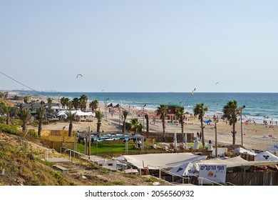 Bat Yam Israel 20.07.2021View Of Tayo Beach In Bat Yam