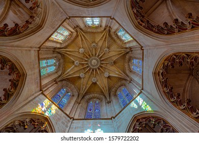 BATALHA, PORTUGAL, MAY 28, 2019: Tomb Of King John I In The Batalha Monastery, Portugal