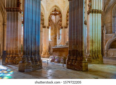 BATALHA, PORTUGAL, MAY 28, 2019: Tomb Of King John I In The Batalha Monastery, Portugal