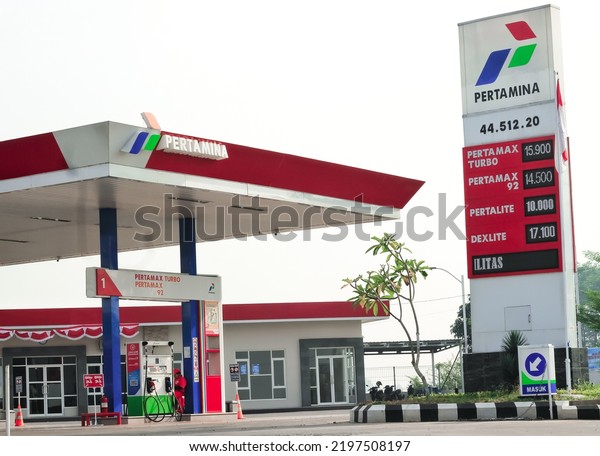Batang, Indonesia\
- September 4, 2022 : Price list of Pertamina gas stations or spbu\
in indonesia. bbm  is oil. pertamina is economic company processing\
gas and oil industry