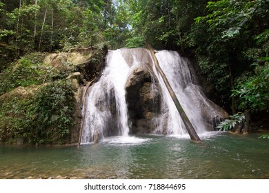 Batanta Waterfalls In The Raja Ampat Archipelago