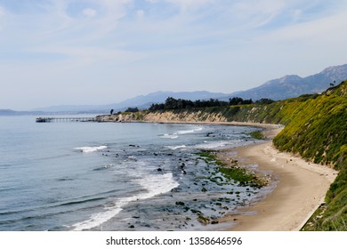 Bates Beach Park Carpenteria California Stock Photo 1358646596 ...