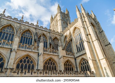 Bath Abbey Somerset England Uk